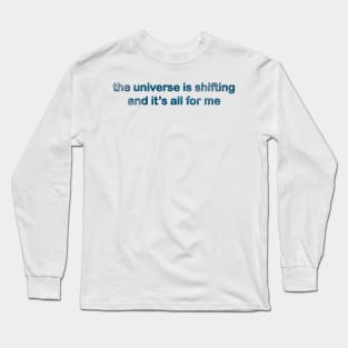 There It Goes Lyric - Clouds Long Sleeve T-Shirt